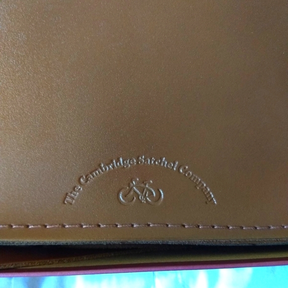 Cambridge Satchel Company Leather Double Buckle Crossbody Bag Made in England - Picture 9 of 12